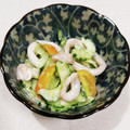 しーくれっと・らいふ's cooksnap of when they made 塩丸いかときゅうり&トマトのマヨサラダ♪.