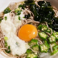 バンビーノ☆'s cooksnap of when they made とろろとオクラのぶっかけ冷やしそば.