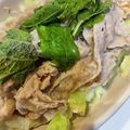 ズッキーーニ's cooksnap of when they made 豚肉とキャベツのレンジ蒸し.