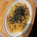 peanutsss's cooksnap of when they made 柚子胡椒とバター醤油のきのこパスタ.