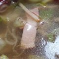 あゆたっくん's cooksnap of when they made 【農家のレシピ】ゴボウとベーコンのスープ.