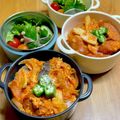 ルぴあ's cooksnap of when they made 洋風親子丼♬お弁当にも.