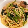 もちもな's cooksnap of when they made ☆簡単☆ほうれん草とツナの和風パスタ.