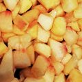 ☆まりもキッチン☆'s cooksnap of when they made 硬い桃で♪桃ジャム.