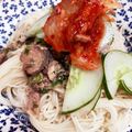ぽちゃすけ's cooksnap of when they made 簡単！鯖缶とキムチでアレンジ素麺〜♪.