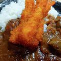 ちくわ君's cooksnap of when they made エビフライカレー　　ですが、、。？.