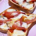 Nya6nya6's cooksnap of when they made 朝食・ブランチに＊トマトチーズトースト.
