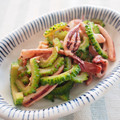 バカリャウ's cooksnap of when they made ❁ゴーヤと海老の塩炒め❁.