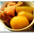 chomu's cooksnap of when they made 鶏手羽と大根の煮物.
