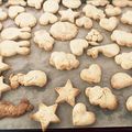 クックCFSV6E☆'s cooksnap of when they made 簡単・米粉のきな粉たっぷりクッキー.