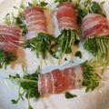 ハニイとムサシ's cooksnap of when they made 5分で料理！簡単レンジで豆苗豚バラ巻.