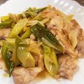 ミアンミアン's cooksnap of when they made 材料2つ！長ネギと鳥もも肉の塩炒め.