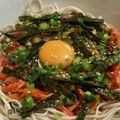 バンビーノ☆'s cooksnap of when they made 韓国風＊キムチ納豆和え蕎麦.