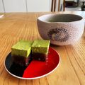 mewsletta01's cooksnap of when they made ★簡単絶品♪抹茶淡雪二層羊羮.