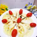 mamaRD's cooksnap of when they made 肉餅風ビッグ餃子！.