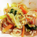 ひろ☆はる❇︎ママ's cooksnap of when they made しらたきと小松菜と人参のそぼろ炒め.