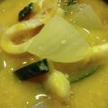 tsmitaka's cooksnap of when they made 【おみそ汁】かぼちゃと小松菜のお味噌汁.