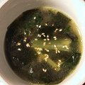 クック159JP9☆'s cooksnap of when they made 小松菜とわかめの中華風スープ.