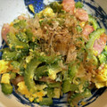 夏歩のママ's cooksnap of when they made ゴーヤとウィンナーの卵炒め.