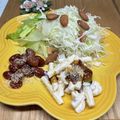 まこさんど's cooksnap of when they made ＊マカロニサラダに中濃ソース＆すりごま＊.