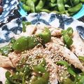 リンリン☆☆☆'s cooksnap of when they made 鶏胸肉とピーマンのオイスターソース炒め.