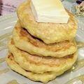 ♡れんか♡'s cooksnap of when they made 簡単！強力粉x豆腐のふわふわホットケーキ.