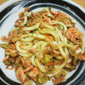 ふ〜ちょん's cooksnap of when they made サクラエビとネギ天カスの焼きうどん！.