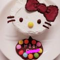 黒こっぺ's cooksnap of when they made 初めてでも簡単！キティちゃん ケーキ♡.