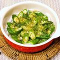 なつき☆ミ's cooksnap of when they made ＊わさポン＊おくらの青海苔チーズ焼き.