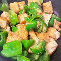 くみくみ食堂's cooksnap of when they made ピーマンと厚揚げの甘辛炒め(作り置き).