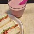 ほか弁ママ's cooksnap of when they made 苺のスムージー.