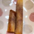 ryukin's cooksnap of when they made 簡単！春巻の皮でバターシュガースティック.