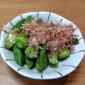 みぃくんのママ's cooksnap of when they made オクラのお浸し〜わさび風味〜.