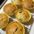 Faiza's cooksnap of when they made 完熟バナナとドライクランベリーのマフィン.
