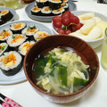 みぃぃちゃま's cooksnap of when they made 韓国風☯わかめと卵のスープ.