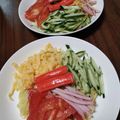 松潤LOVE♥️♥️'s cooksnap of when they made ぶっかけ冷やし中華.