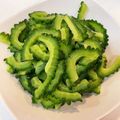 megheart's cooksnap of when they made 塩と砂糖でゴーヤの苦味抜き.