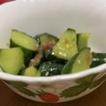 クックMQC571☆'s cooksnap of when they made 2歳児完食*優しいお出汁の梅きゅうり*.