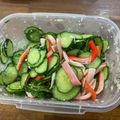 shogopapa's cooksnap of when they made 爆速あじしみ☆塩麹きゅうりかにかま.