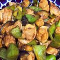 ポムポムポヨコ's cooksnap of when they made ナスとピーマン鶏もも肉の味噌炒め.