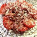 topdrunker's cooksnap of when they made トマトと生ハムのカルパッチョ☆.