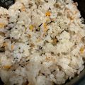 ぱぴぷゆい's cooksnap of when they made 一歳離乳食　ひじきの炊き込みご飯.