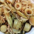 真理かあさん's cooksnap of when they made ごま油香る豚肉ゴボウと白滝の煮物　.