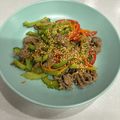 ゆりYO船長's cooksnap of when they made ゴーヤと牛肉のスタミナ味噌炒め.