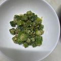 ピーナッツ子♪'s cooksnap of when they made 娘が大好きなオクラサラダ.