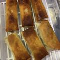 Reo14☆'s cooksnap of when they made 豚こまとごぼうのからしマヨ春巻き.