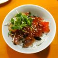 ☽月光's cooksnap of when they made ピリ辛！おいしい！韓国風サーモンの漬け.