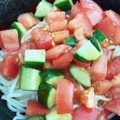 12aloe26's cooksnap of when they made そうめんdeトマトの冷やし中華風.