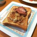 ☽月光's cooksnap of when they made エルビス風ピーナッツバターバナナサンド.