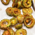 toga1020's cooksnap of when they made 種もわたもそのまま！ゴーヤの唐揚げ！！.